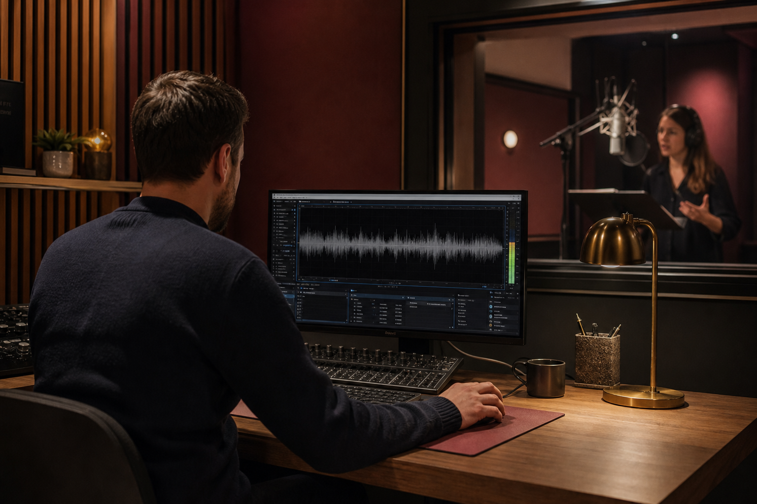 Montage audio sur ordinateur portable